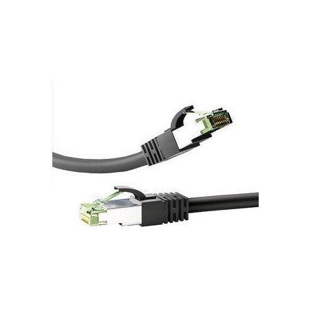 Goobay CAT 8.1 SFTP Network Cable 50cm - High-Speed, Durable, Black - Perfect for Ultimate Connectivity (SKU: 4040849667206)